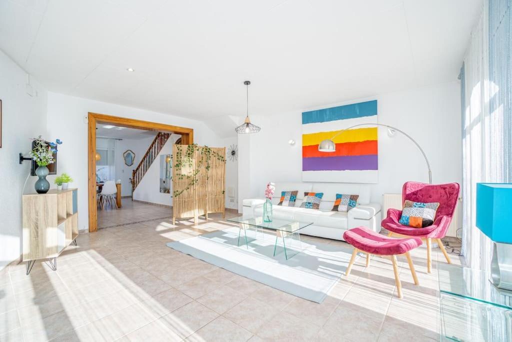 Sm21-Gran Casa De Vacaciones En La Playa, 4 Habitaciones, Climatizada, Piscina, Barbacoa Y Wifi Empuriabrava Kültér fotó