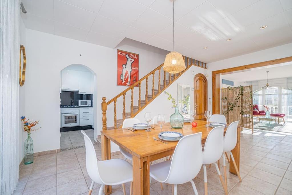 Sm21-Gran Casa De Vacaciones En La Playa, 4 Habitaciones, Climatizada, Piscina, Barbacoa Y Wifi Empuriabrava Kültér fotó